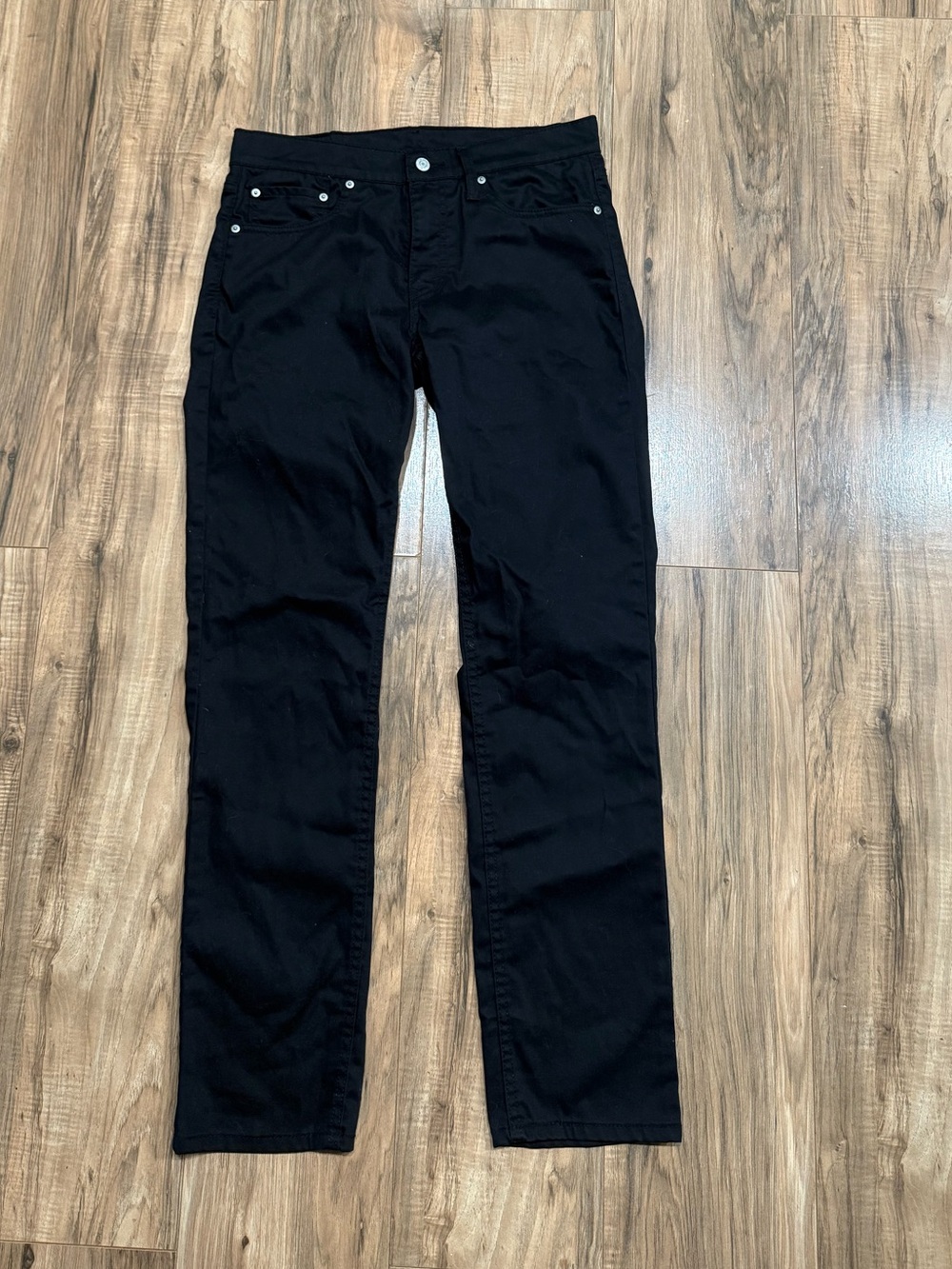 Men's Black Levi’s Straight-Leg Jeans